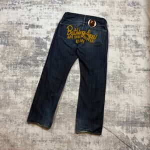 Authentic Bape 2000’s Champion Logo Jeans 32